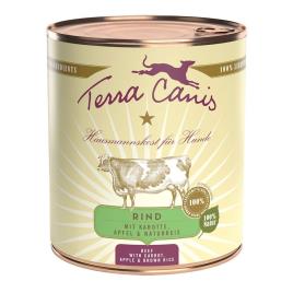 Terra Canis Menu 6 x 800 g - Vaca com cenoura, maçã e arroz