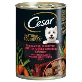 Cesar Natural Goodness  Pack económico: 24 x 400 g (Cordeiro)