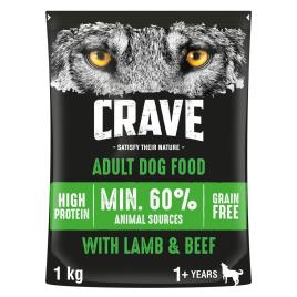 Crave Adult com cordeiro e vaca ração para cães - 1 kg