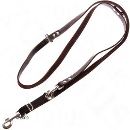 Heim trela rebitada para cães - castanho - 240 cm