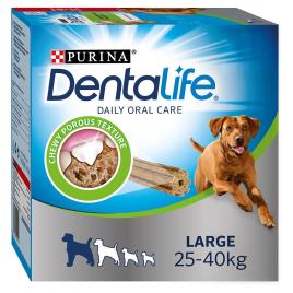 Purina Dentalife snacks para cães de porte grande (25-40 kg) - 18 barritas (6 x 106 g)