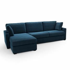 La Redoute Interieurs Sofá-cama de canto, em veludo, Bultex, Timor