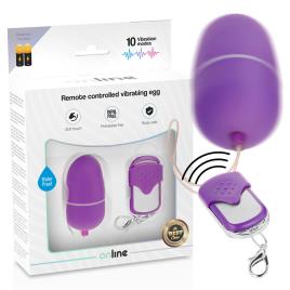 OVO VIBRANTE DE CONTROLE REMOTO ONLINE M - ROXO