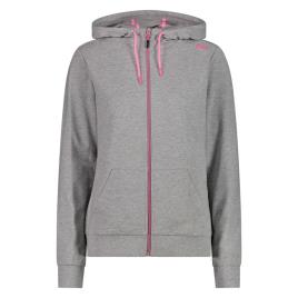 Cmp Jaqueta Fix Hood 32d8016m S Grey Mel. / P. Fluo
