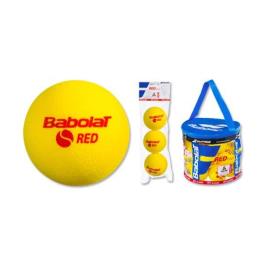 Babolat Bolas Tênis Red Foam 3 Balls Yellow / Red
