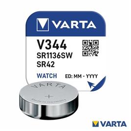 Pilha Óxido Prata Botão V344/Sr1136Sw/Sr42 1.55V - Varta