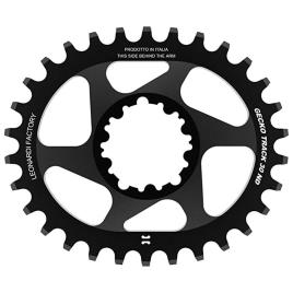 Leonardi Racing Montagem Direta Gecko Track Sram Bb30 0 Mm Desvio Oval Anel De Corrente 32t Black