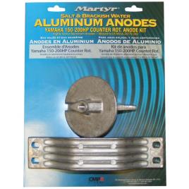 Martyr Anodes Kit De ânodo Contra-rotação Yamaha 150hp One Size Grey