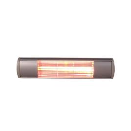 Kekai Aquecedor De Halogênio De Parede Golden Tube 1500w One Size Dark Grey