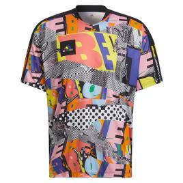 Adidas Camiseta Manga Corta Tiro Pride M Multicolor / Black