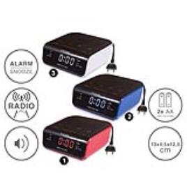 RADIO DESPERTADOR DIGITAL 13X8X8CM CL512