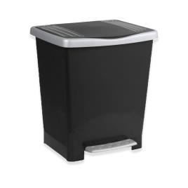 BALDE LIXO COM PEDAL 23L 33.5X30X39CM