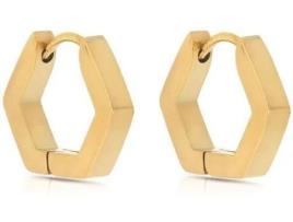 Brincos HEY HARPER Bree Huggie (Aço - Dourado - 1,3 cm)