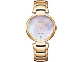 Relógio CITIZEN Mulher (Aço Inoxidável - Dourado)