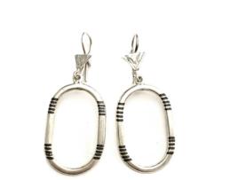 Brincos BIJOUCOLOR Tuaregues (Prata - Prateado - Tamanho Único)