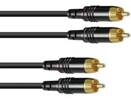 Cabo SOMMER CABLE 2x2 3m bk Hicon