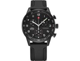 Relógio SWISS MILITARY BY CHRONO Homem (Silicone - Preto)