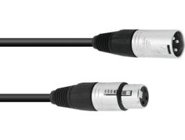 Cabo SOMMER CABLE XLR 3pin 1.5m bk Neutrik