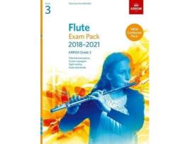 Livro de Métodos Musicais ABRSM Flute Exam Pieces 2018-21 - Grade 3 (Para Flauta Transversal - Idioma: Inglês)
