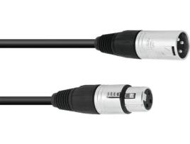 Cabo SOMMER CABLE XLR 3pin 20m bk Neutrik