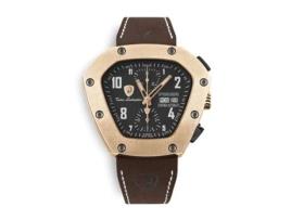 Relógio Lamborghini® Spyderleggero Chronograph Day Date IP Rose Gold TLF-T07-5 - Swiss Made Automático - Titânio