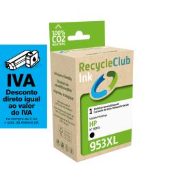 RECYCLECLUB Tinteiro Remanufaturado Compatível com HP 953XL, Embalagem Individual, Preto, K20657RC