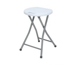 Banco GH91 GARDEN HOUSE GARAGE 91 Dobrável (Branco - Resina - 31x45 cm)