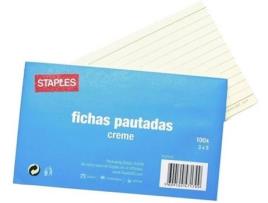 Fichas Pautadas MAIS MAB 707915 (7.6 x 12.7 cm - 100 Folhas)