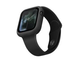 Bracelete Uniq Lino Apple Watch Series 5/4 44Mm Preto