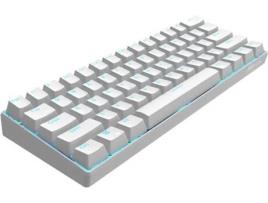 Teclado Gaming ROYAL KLUDGE RK61 (USB - Layout Inglês - Branco)