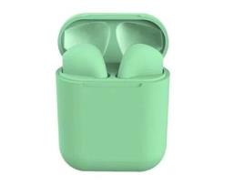 Auriculares Bluetooth True Wireless QIANAO Touch I12 (In Ear - Microfone - Verde)