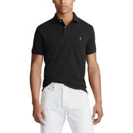 Polo Ralph Lauren Polo direito, custom fit, em malha piqué