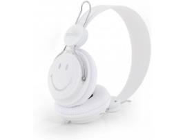 Auscultadores com Fio MOBILITY LAB Smiley (On Ear - Blanco)