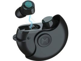 Auriculares Bluetooth True Wireless CHRONUS R1PRO8192 (In Ear - Microfone - Noise Cancelling  - Preto)