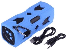 Coluna Bluetooth GETEK PT-390 (3W - Autonomia: 8h - Azul)