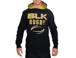 Blk®Australian Camisola com Capuz Rugby Preto e Dourado Júnior Adulto 8 9 Anos