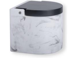 Saleiro KOOK TIME Branco (Cerâmica, Bambu - 11.5x11.5x11.4 cm)