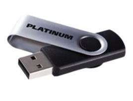 Platinum Twister Unidade de Memória Usb 2 Gb Usb Type-A 2.0 Preto Prateado