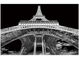 Quadro LOLAHOME Torre Eiffel Preto (120x80 cm - Tela)