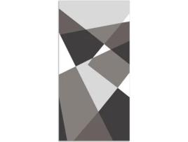 Tapete HOME & LIVING Geometria Abstrata (Cinzento - 80x200 cm - Vinil)