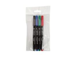 Marcador Permanente Fino Cd/Acetatos Epene Pack 4 Cores 2013Cd