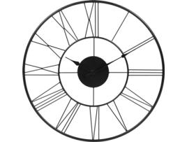 Relógio de Parede WOMO-DESIGN Preto (76x5 cm - Ferro)