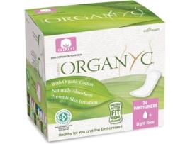 Pensos Higiénicos ORGANYC Panty Liner 100% Algodão Orgânico(24 Unidades)