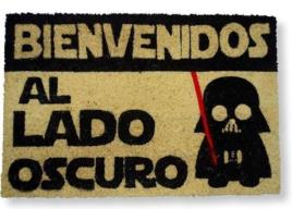 Tapete de Entrada KOKO DOORMATS Bienvenido Al Lado Oscuro (Castanho - 60 x 40 x 1.50 cm - Fibra de Coco e Base de PVC)