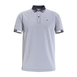 Polo slim stretch, gola com3 botões