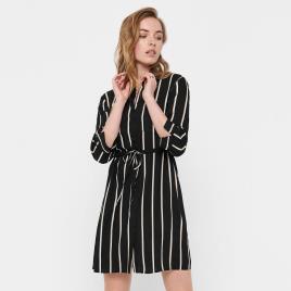 Vestido-camisa para atar