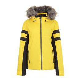Casaco para Mulher PEAK MOUNTAIN Ancelle Amarelo para Esqui (XL)