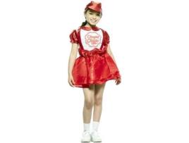 Fato de Menina EUROCARNAVALES Chupa Chups Pirulito Vermelho (Tam: 5-6 Anos)