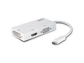 Lindy 43273 Adaptador Gráfico Usb 3840 X 2160 Pixels Branco