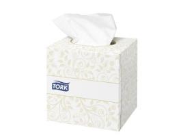 Tork Lenços Papel Facial F1 Folha Dupla 20X21Cm 100Un